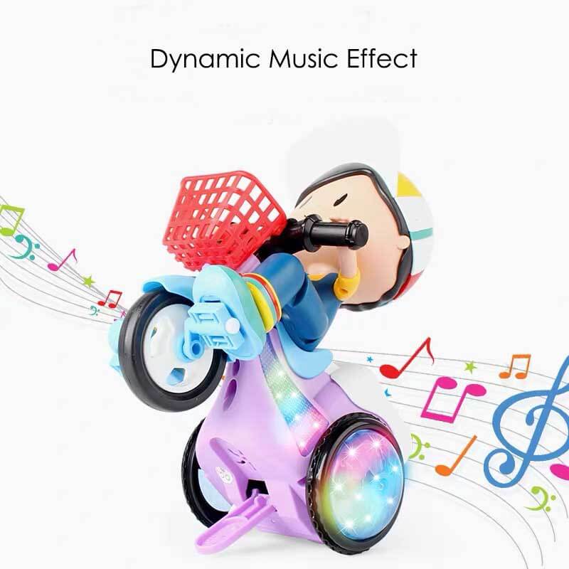 Tricycle cascades électrique Fidtoy avec lumières et musique pour enfants