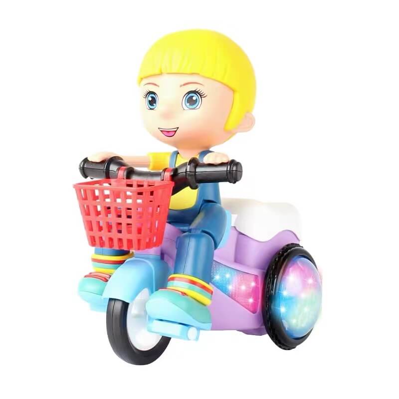 Tricycle cascades électrique Fidtoy avec lumières et musique pour enfants