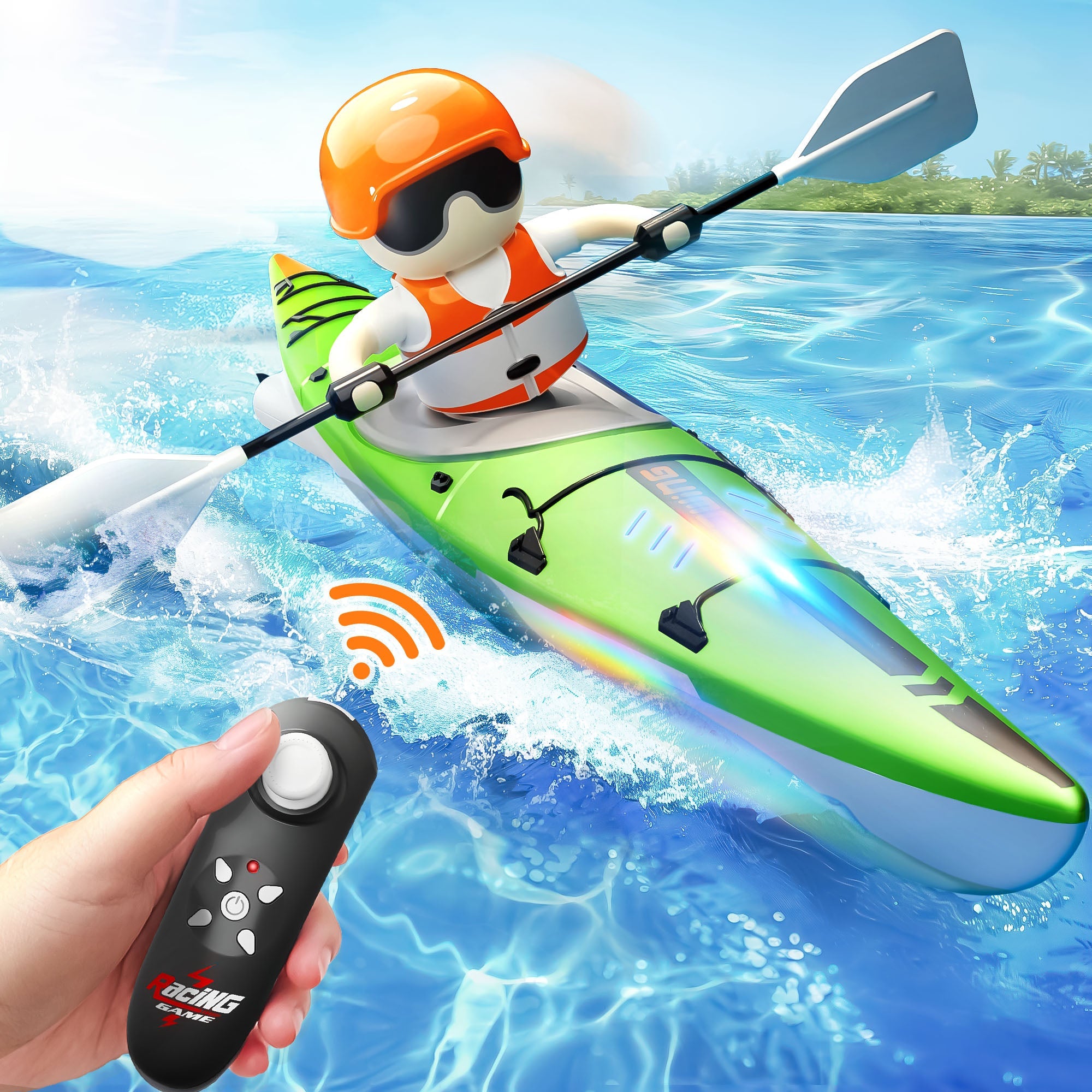 Fidtoy RC Kayak Toy for Kids with Remote Control