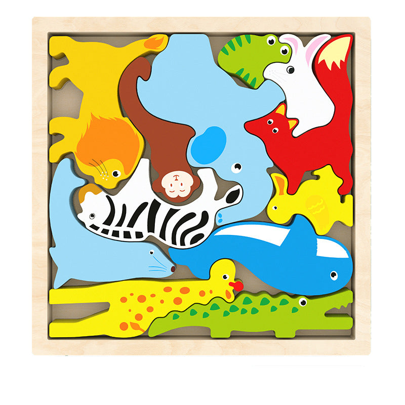 Fidtoy Montessori Shape Puzzle
