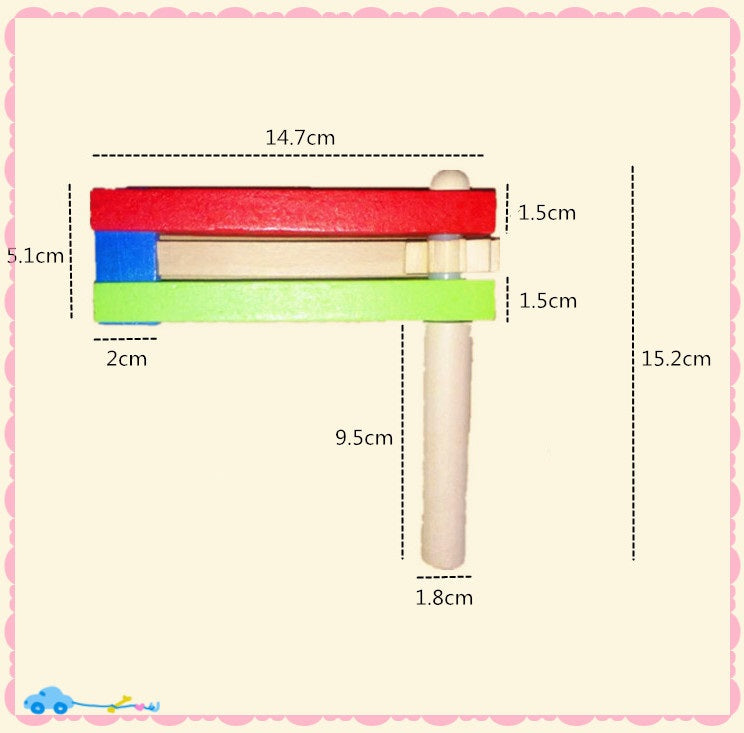 Slapper 6" 15 cm Kids Musical Instrument Sound Toy