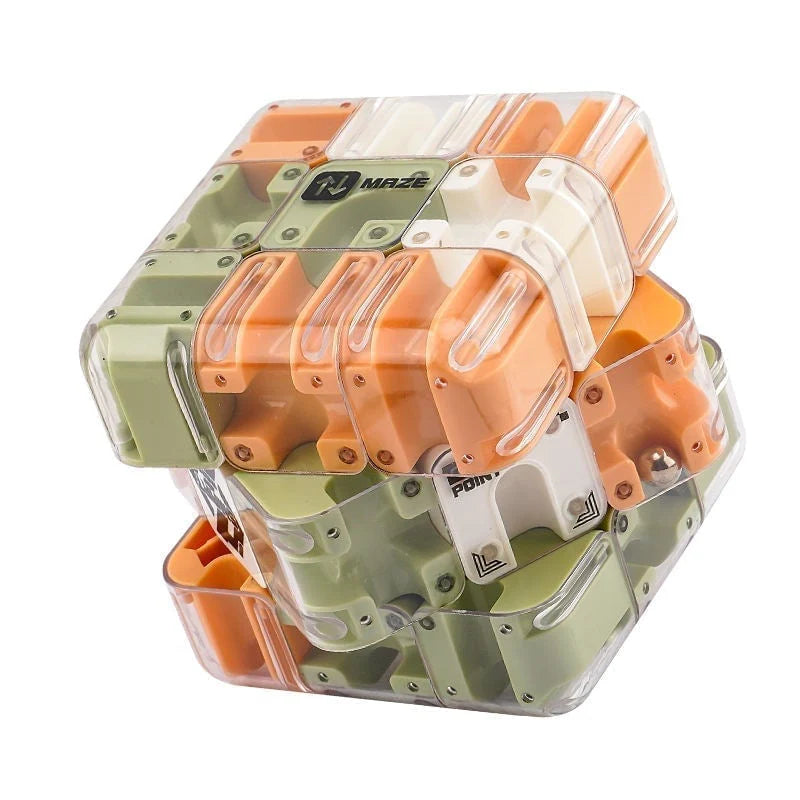 3D Marble Maze Puzzle Cube – Puzzle Toy and Christmas Gift for Children