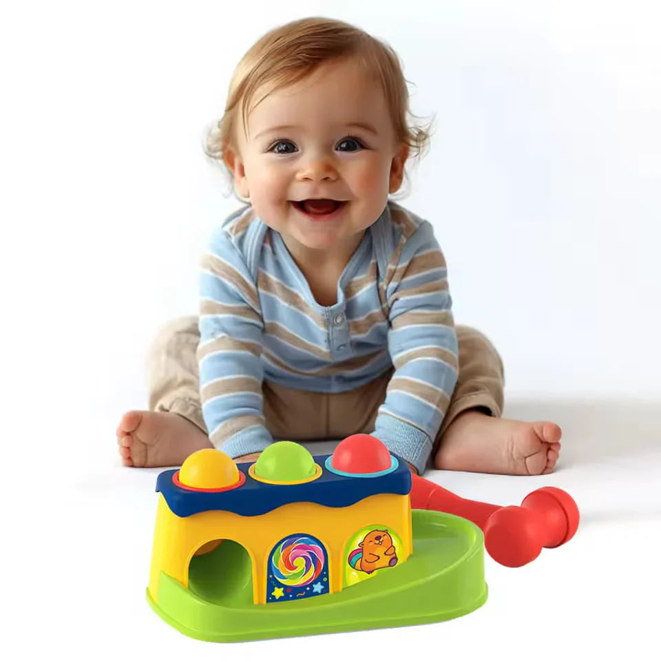 Jouet à marteler Fidtoy pour les tout-petits de 12 mois et plus