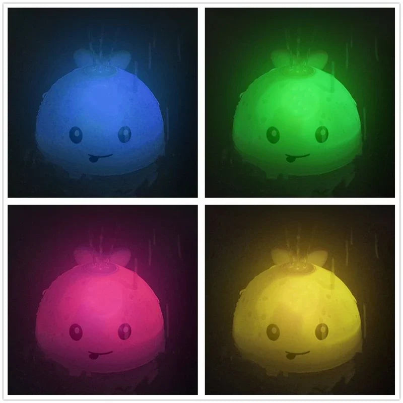 Fidtoy Juguete de Baño Ballena con Luces para Bebés