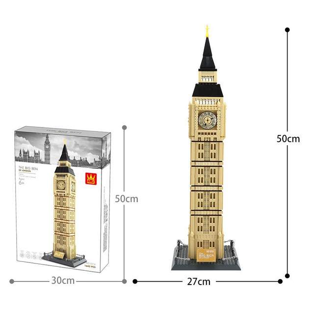 BIG BEN Londres - Maquette de construction en briques (1660 pièces) - 216