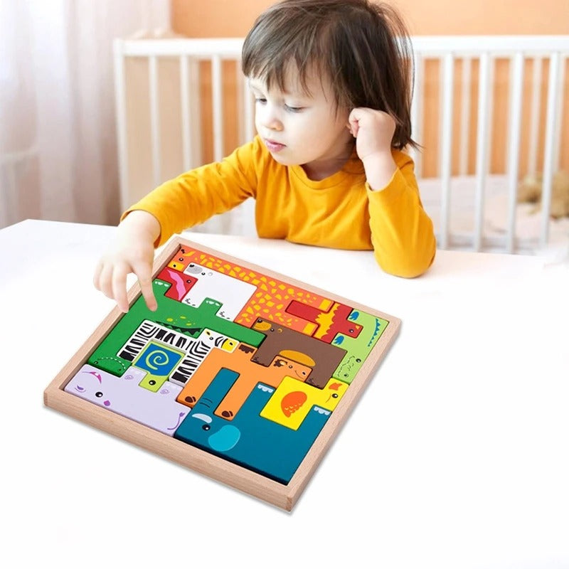 Jeu de société créatif en bois sur le thème des animaux - 298