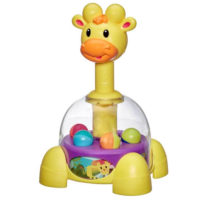 Fidtoy Girafe Tournante et Sauté pour Tout-petits | Coordination Œil-Main Éducative | Jeu Calme & Apprentissage Sensoriel