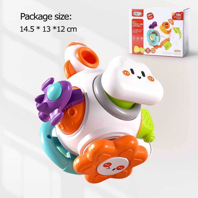 Fidtoy Montessori Busy Cube pour les tout-petits de 1 à 3 ans – Jouet sensoriel interactif pour le temps calme, les voyages et l'apprentissage précoce