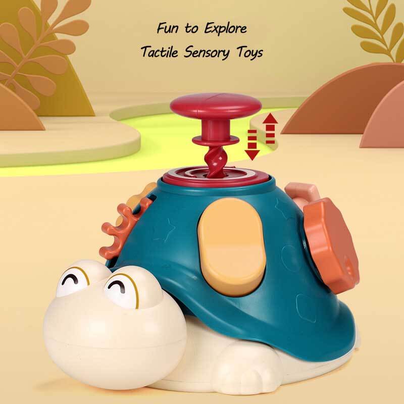 Fidtoy tortue jouet d'exploration des doigts jouet sensoriel motricité fine