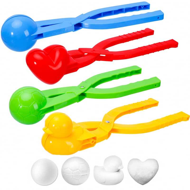 Fidtoy Ensemble Fabricant de Boules de Neige Jouets d'Extérieur Hiver pour Enfants
