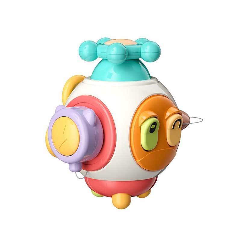 Fidtoy Montessori Busy Cube pour les tout-petits de 1 à 3 ans – Jouet sensoriel interactif pour le temps calme, les voyages et l'apprentissage précoce