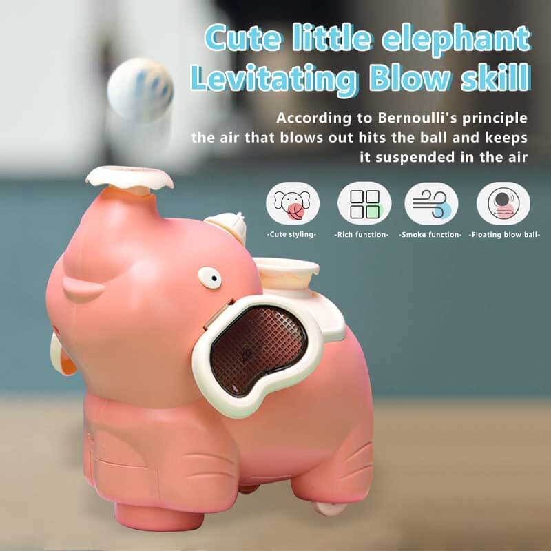 Título del producto: Juguete andador Fidtoy Elefante soplador de bolas para niños pequeños | Juguete interactivo musical con LED