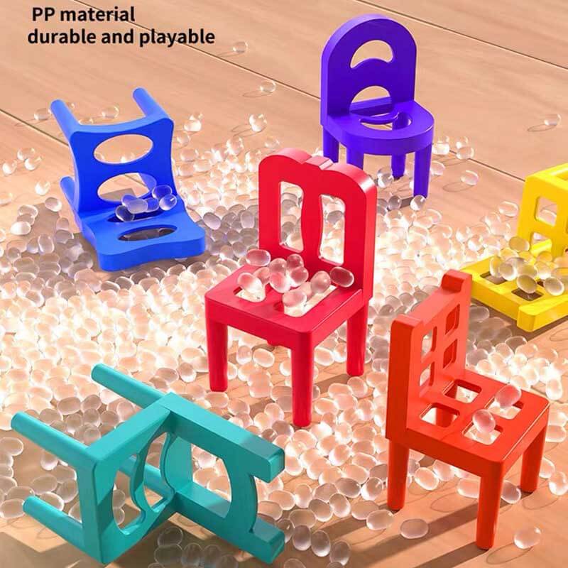 Fidtoy 96PCS Chair Stacking Game for Kids | Hand-Eye Coordination & Fine Motor Skills