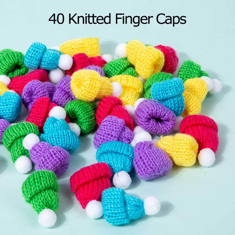Fidtoy Thumbhat Game for Kids 3+ – Interactive Finger Cap Color Matching Game for Hand-Eye Coordination