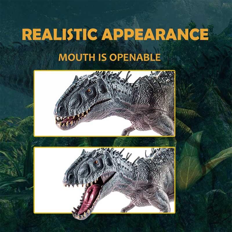 Fidtoy Figurine Articulée Dinosaure Modèle Réaliste T-Rex pour Enfants Jeu Imaginatif Jouet Éducatif en PVC Durable Cadeau Dinosaure pour Garçons Filles