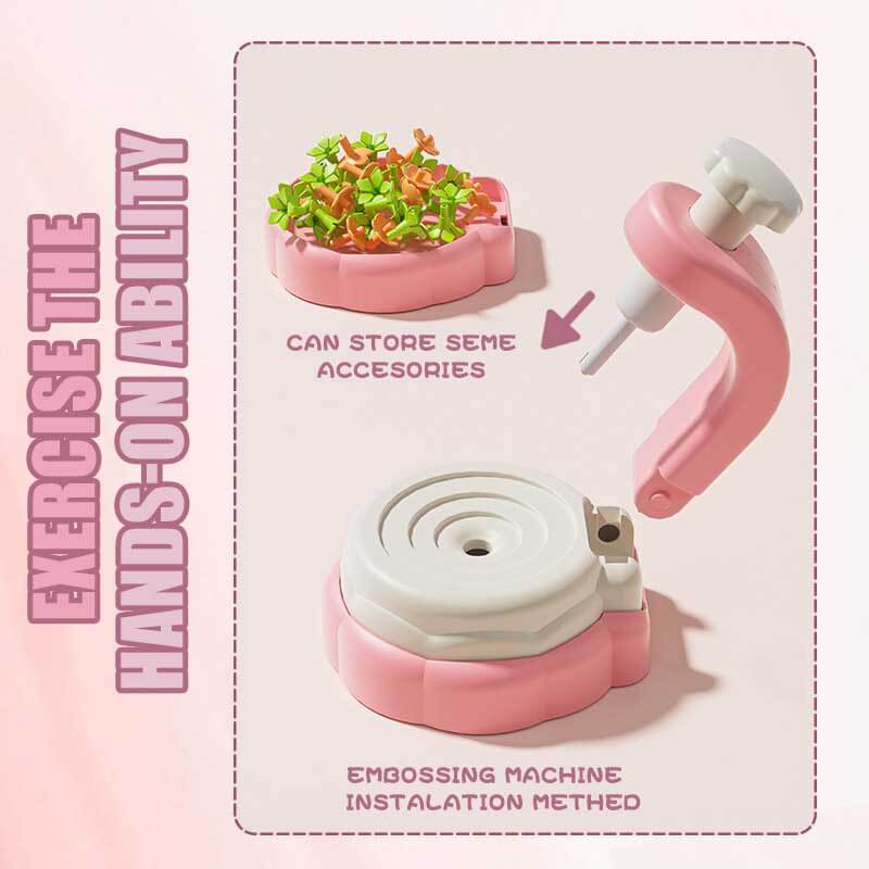 Fidtoy DIY Flower Craft Fabric Bouquet Making Spinning Machine Set – Creative Educational Toy for Kids