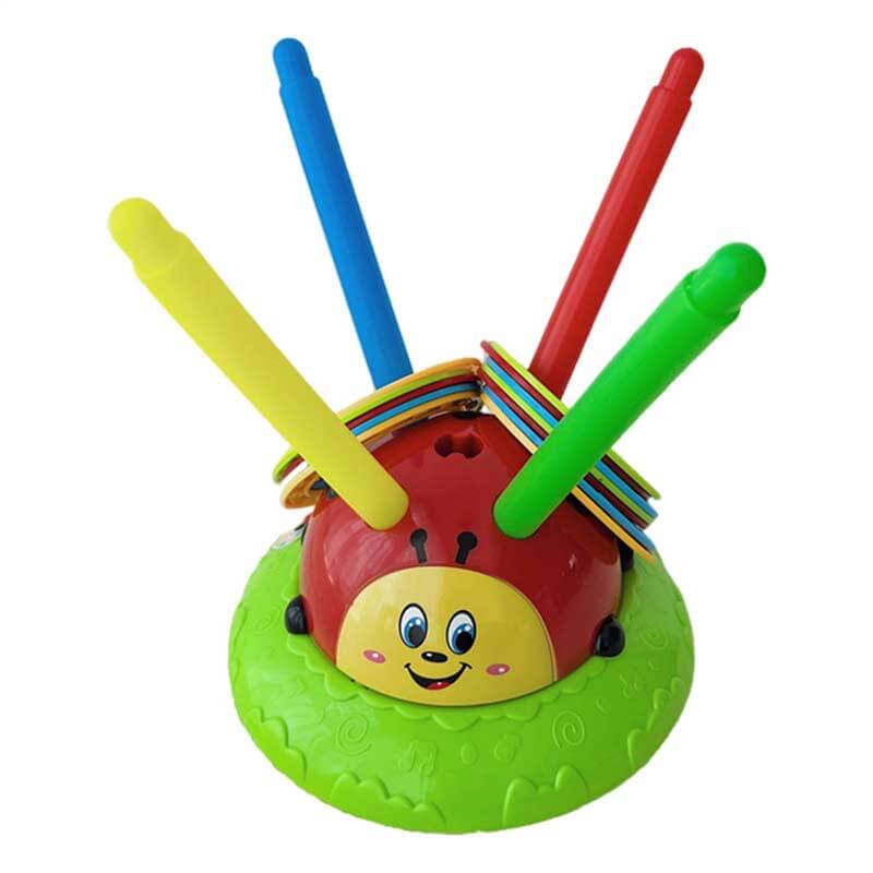 Ladybug 2-in-1 Jumping Toss ToyFidtoy Musical Jump and Toss Ladyfly Fun Toy – 2-in-1 Indoor & Outdoor Active Play for Kids 5-7