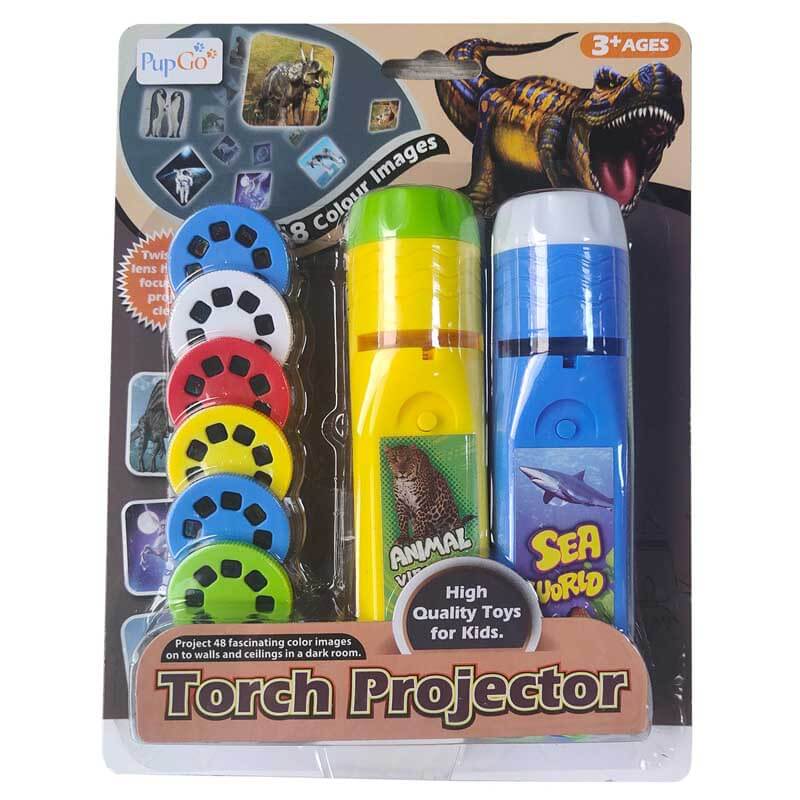 Fidtoy Kids Torch Projector Toy Animal Space Learning Light