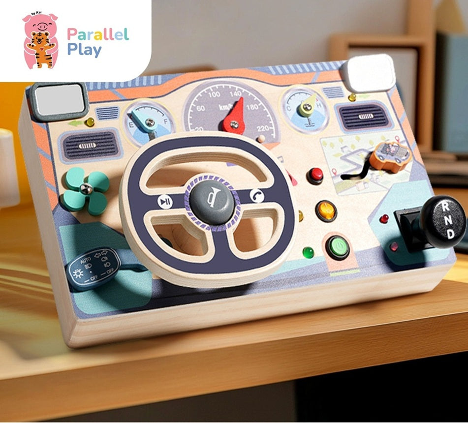 Tablero de Volante de Madera Pequeño Conductor
