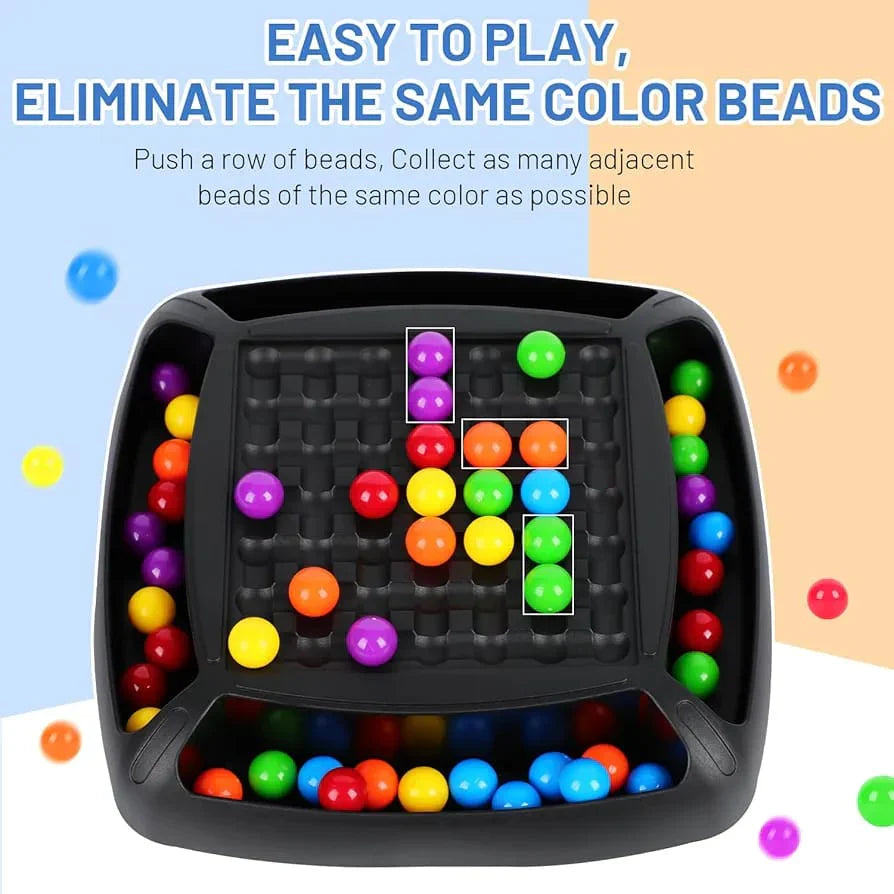 Juego de mesa Fidtoy Rainbow Chessboard Ball para niños y para jugar en familia