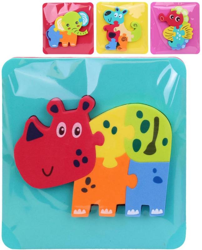 Color Baby Puzle Goma Eva Animales 4 Modelos - 901