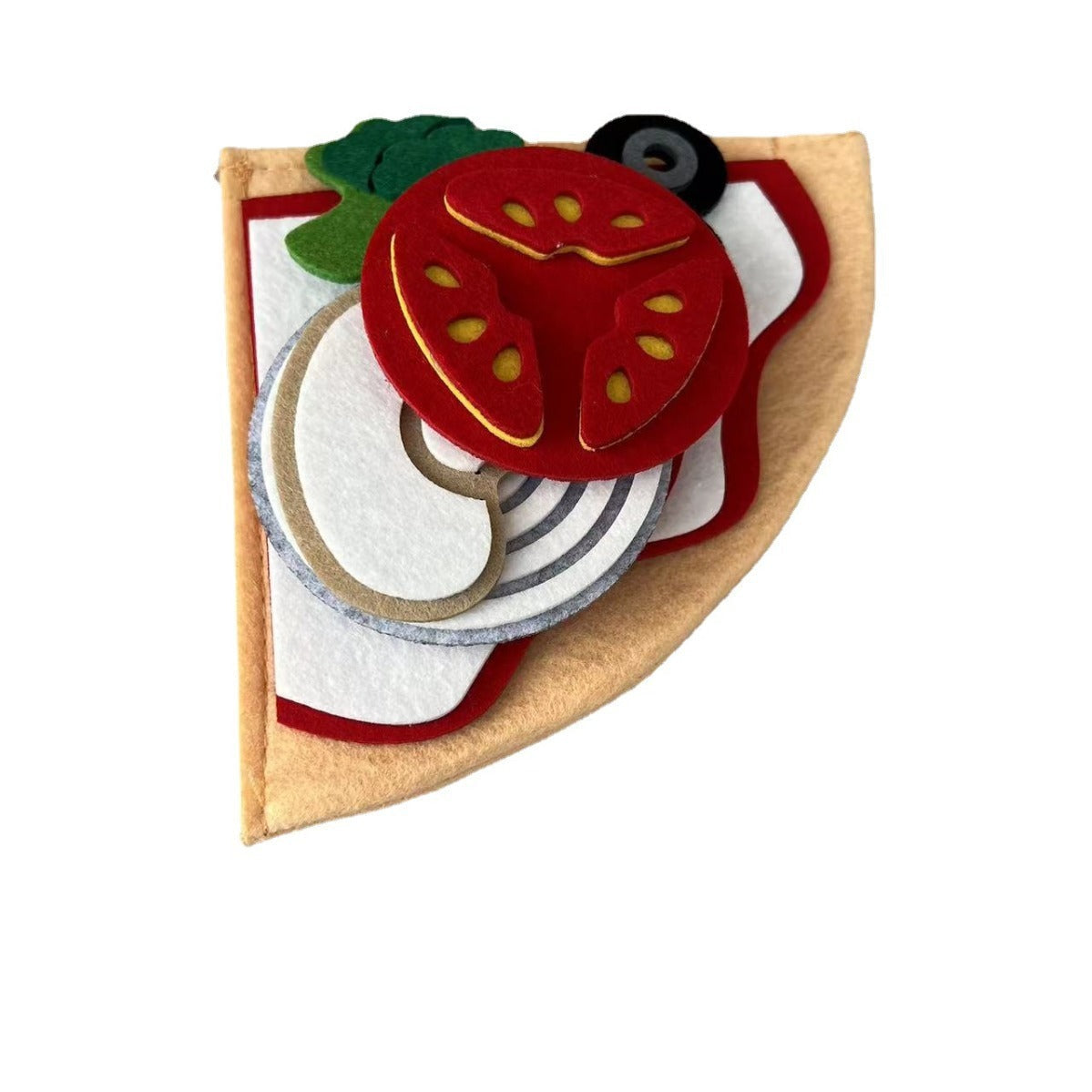Juego de pizza de fieltro