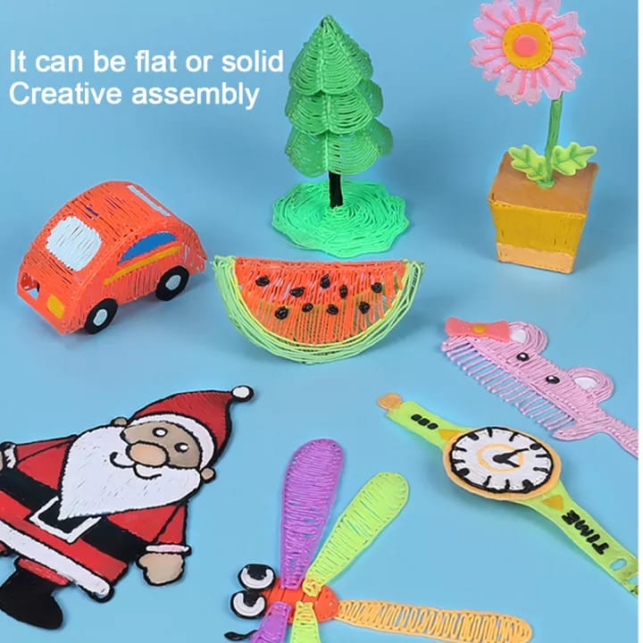 Bolígrafo 3D - Divertida herramienta de impresión y dibujo recargable para niños y artistas