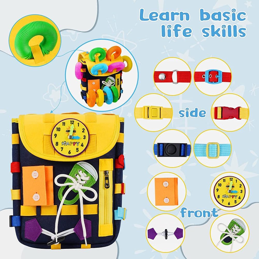 Kit de aprendizaje para niños pequeños con mochila Pop Tubes - 926