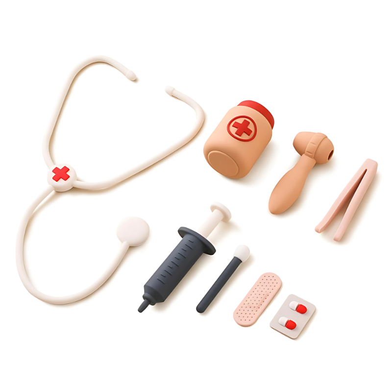 Kids Doctor Play Set – Montessori Medical Role Play Kit & Pretend Play Toy for Toddlers