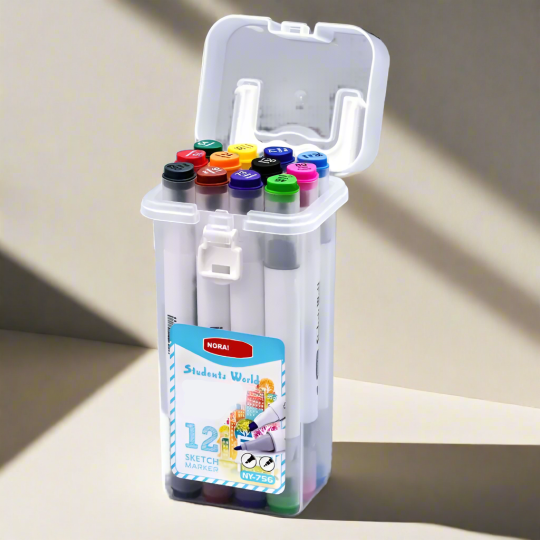 HighlightPro – Double & Colourful – Scentless & Washable School Pens