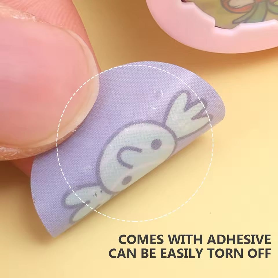 Fidtoy Creative Magical Rabbit Sticker Stamp Set with 100 Refill Stickers Activity Book Educational Travel Toy for Kids 3+