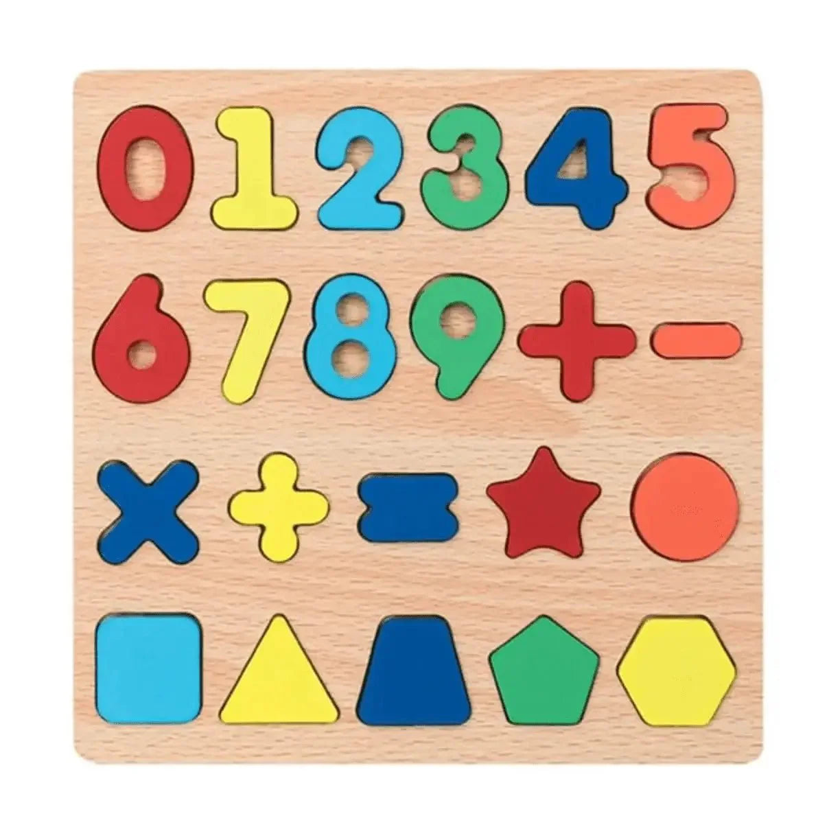Números 3D 0 - 9 Formas Matemáticas