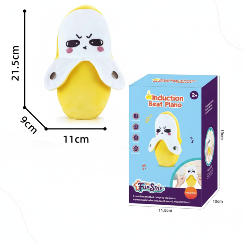 Bananza – Créatif et amusant – Piano en peluche rythmique