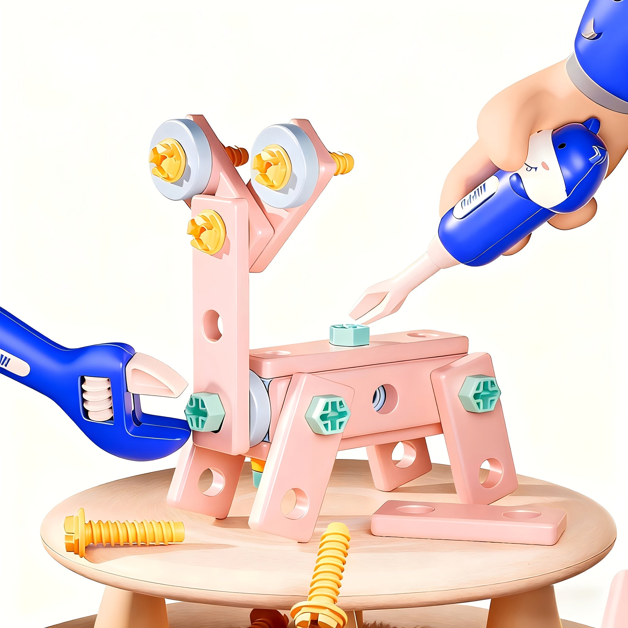 Fidtoy Kit de tournevis créatif pour tout-petits - Apprentissage STEM et motricité fine