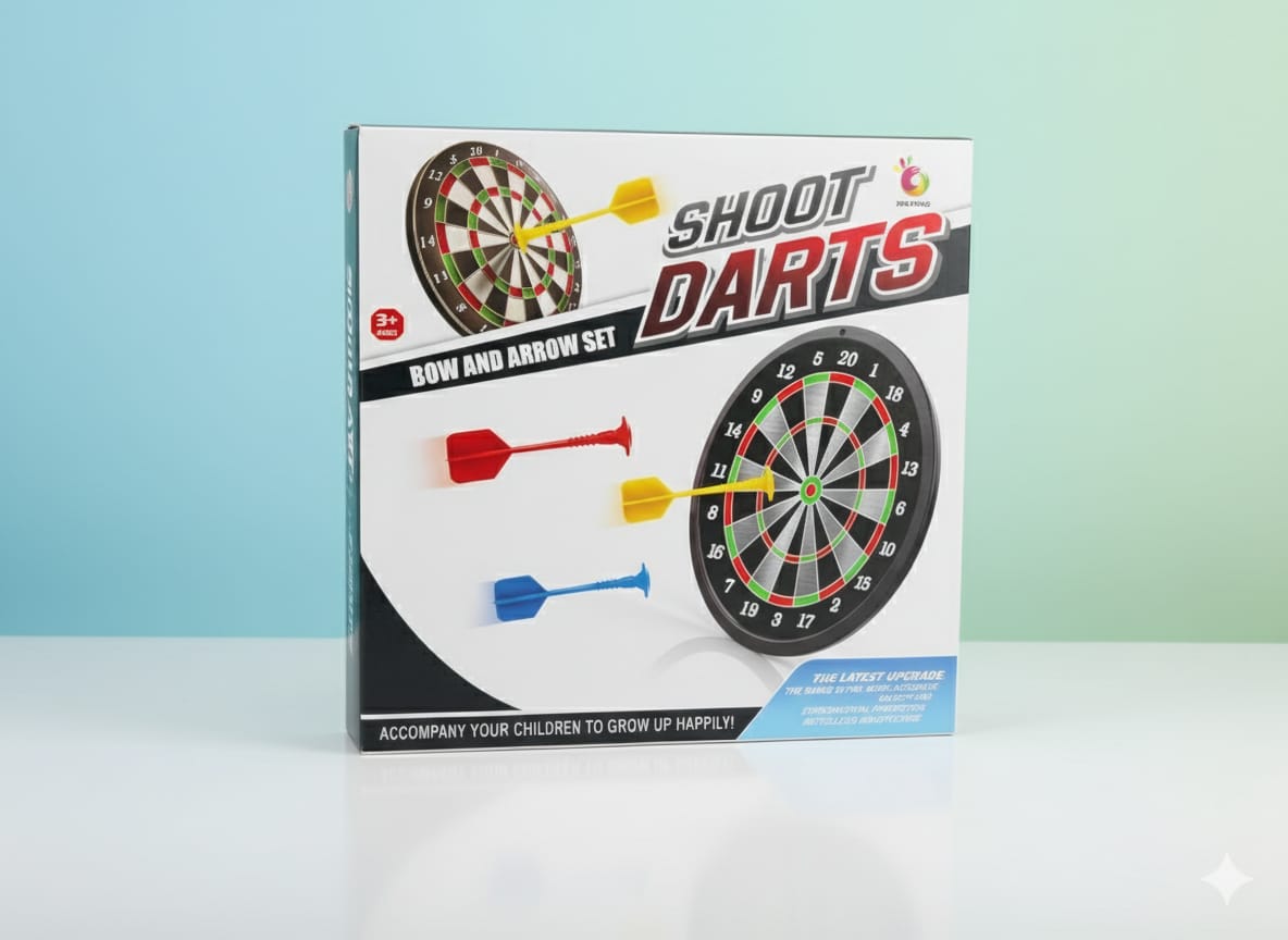 Fidtoy Magnetic Darts Shoot Board Game for Kids Foam Dart Target Practice Toy Age 5+