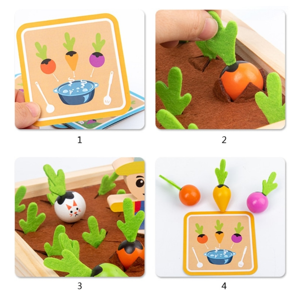 Harvest Game™ - Descubre diferentes verduras - Huerto educativo