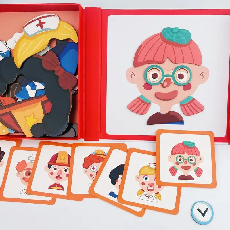 Face Changing Magnetic Board Puzzle - 841