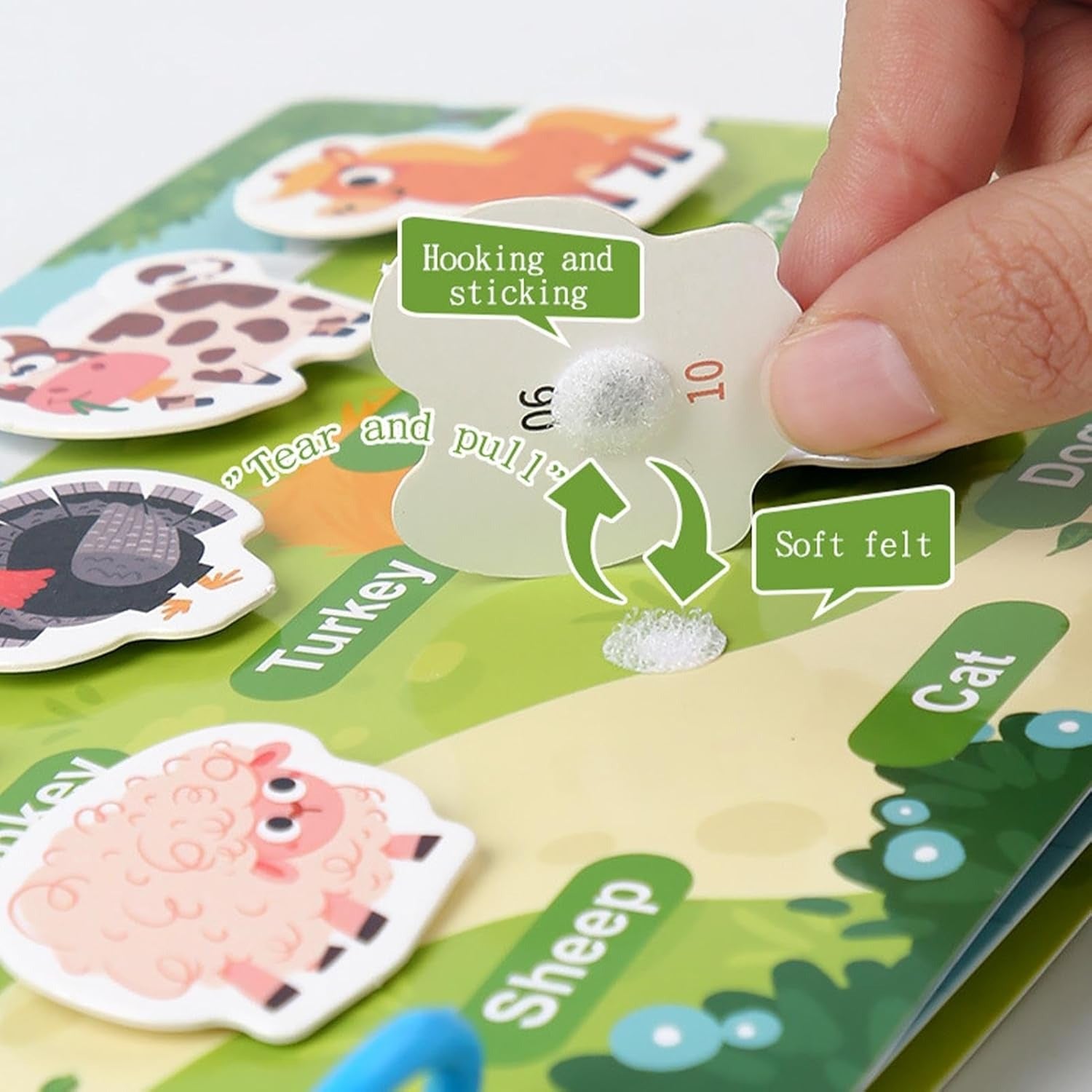 Libro de actividades DIY con el alfabeto para niños pequeños - 610