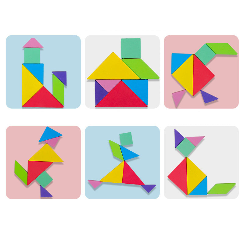 3D Puzzle Tangram Game™ - Diversión sin fin con rompecabezas - Juego de rompecabezas magnético