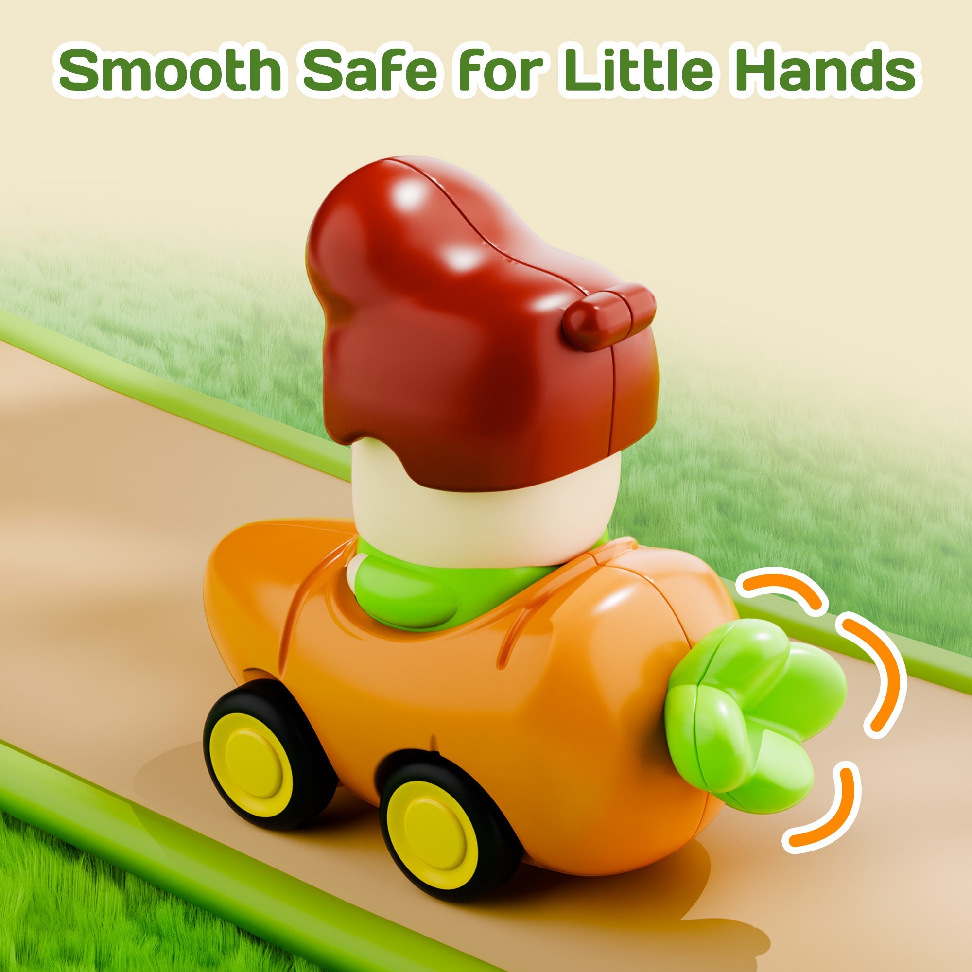 Fidtoy 6 Voitures à Friction pour Tout-petits