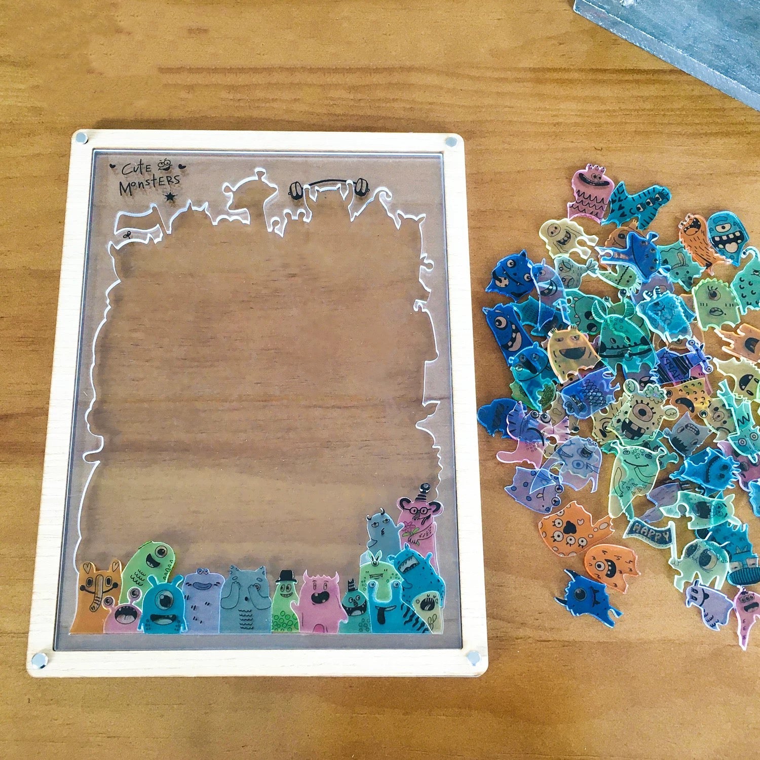 Fidtoy Puzzle en Bois 100 Chats – Casse-Tête en Forme de Chat Créatif et Éducatif pour Enfants et Adultes
