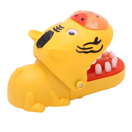 Fidtoy Cute Animals Biting Fingers Game for Kids Random Animal Dentist Bite Toy Interactive Party Game Ages 3+