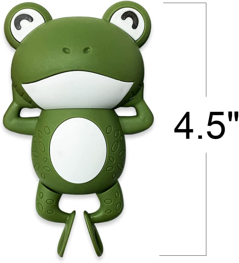 Fidtoy Jouets de Bain Grenouille à Remonter pour Tout-petits – Jouets Aquatiques Grenouille Flottante Lot de 3