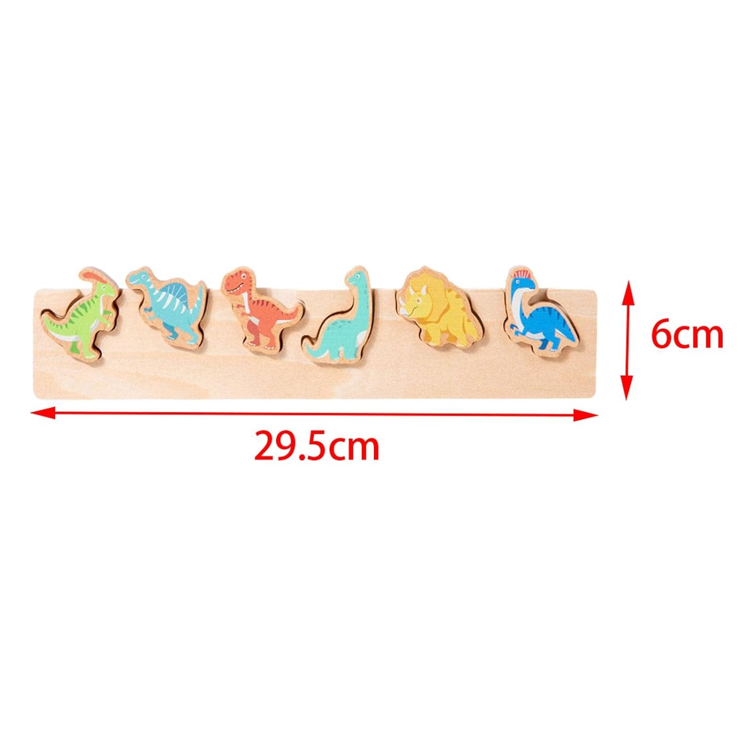 Juego de mesa de escritorio de juguete para emparejar rompecabezas para preescolares de 1 2 3+ años Dinosaurio