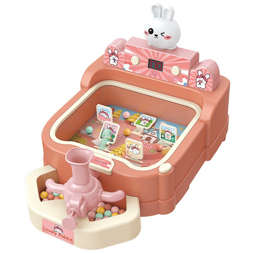 Fidtoy Cartoon Pinball Target Shooting Machine with Score for Kids Tabletop Arcade Game Hand-Eye Coordination Toy Age 3+