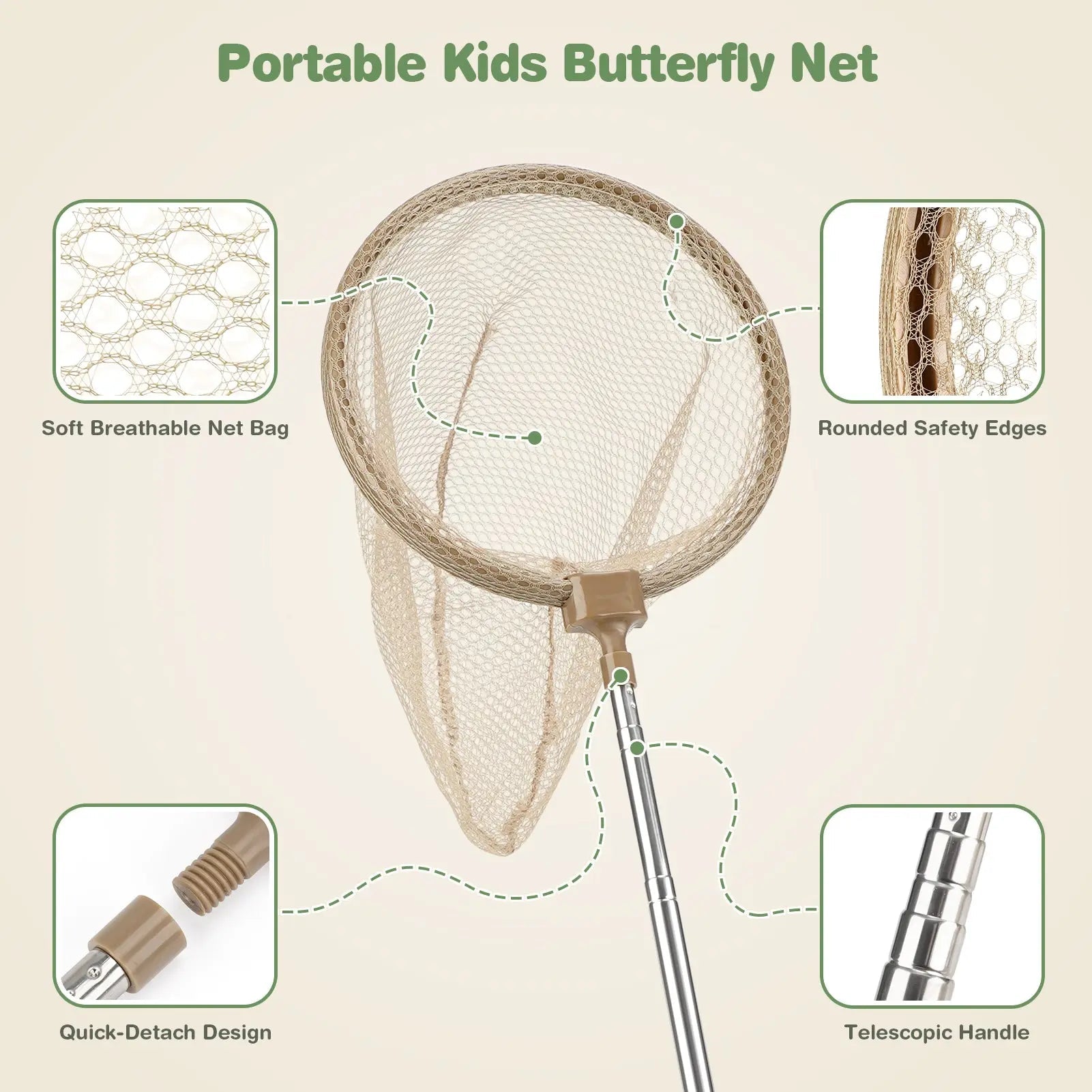 Kit attrape-insectes en bois pour enfants