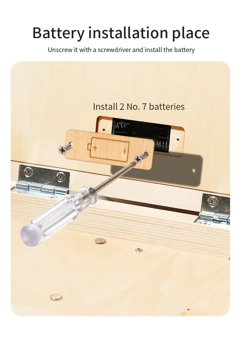 Tablero Sensorial Montessori con Luz LED - Juguete Educativo de Madera para Niños Pequeños