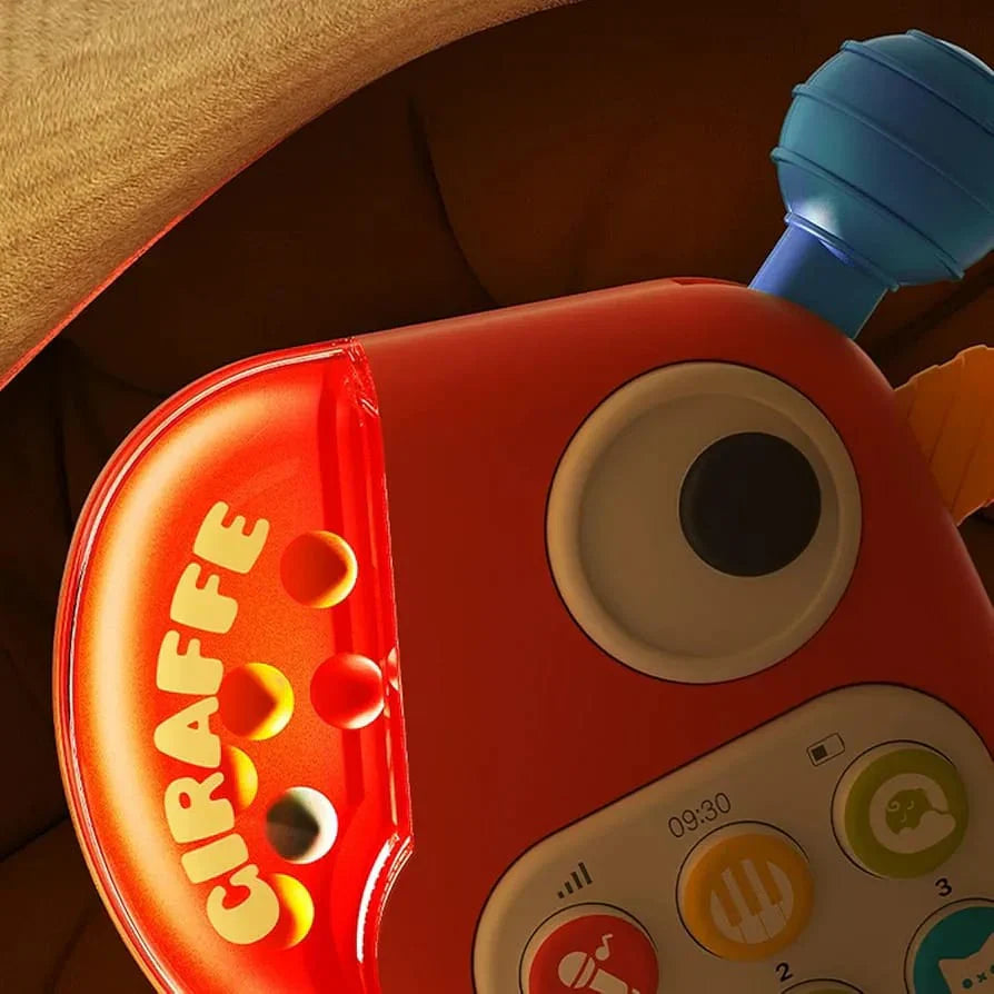Juguete sensorial Fidtoy Learning con varias actividades para bebés, teléfono de juguete