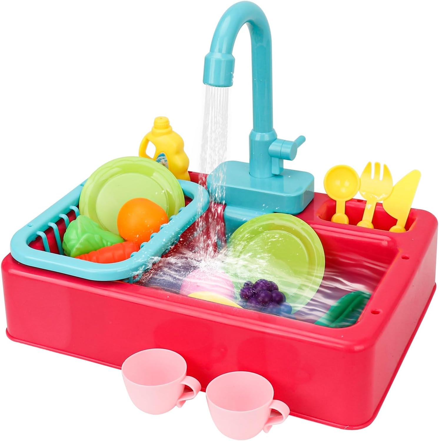 Kit de jeu d'imitation évier et lave-vaisselle de cuisine - 546