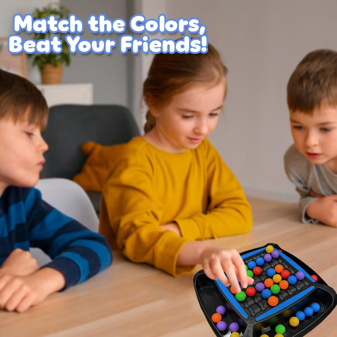 Juego Familiar de Desafío Aplasta Dulces con Bolas de Colores - 747